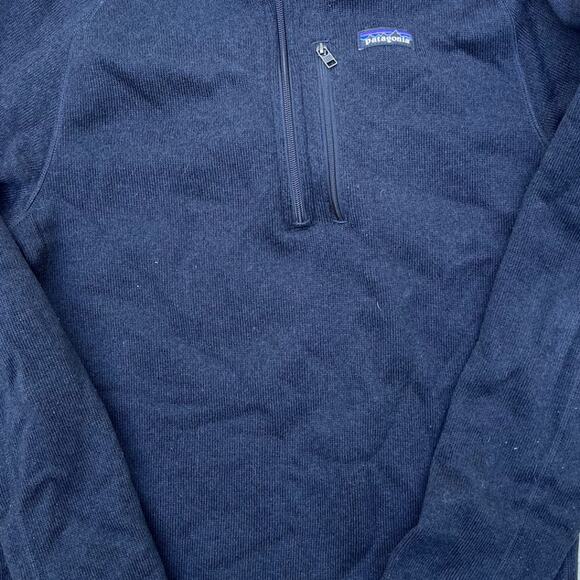 Patagonia Men's Better Sweater 1/4 Zip Fleece Jacket Black Size M - Picture 3 of 7